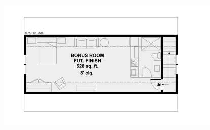 Second Floor for House Plan #098-00631
