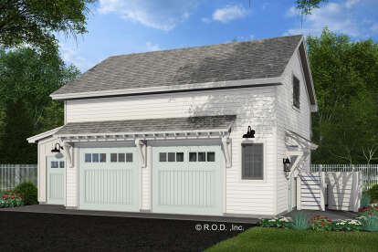 Modern Farmhouse House Plan #098-00632 Elevation Photo