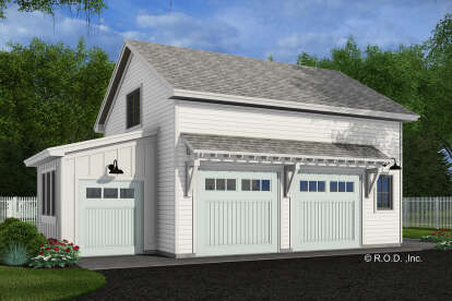 Modern Farmhouse House Plan #098-00632 Elevation Photo