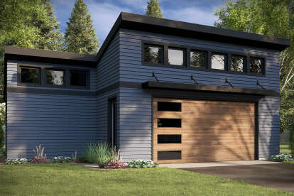 Modern House Plan #098-00634 Elevation Photo