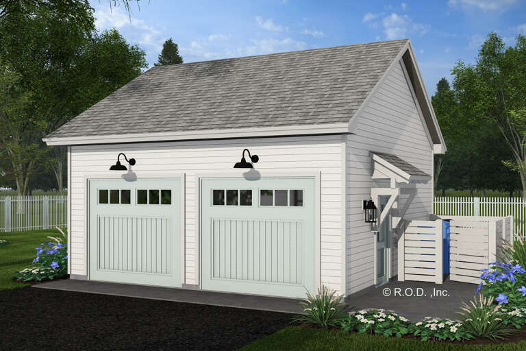 House Plan House Plan #33299 Angled Front Elevation