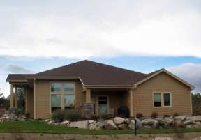 Passive Solar House Plan #192-00019 Elevation Photo