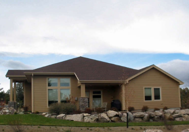 Passive Solar House Plan #192-00019 Elevation Photo