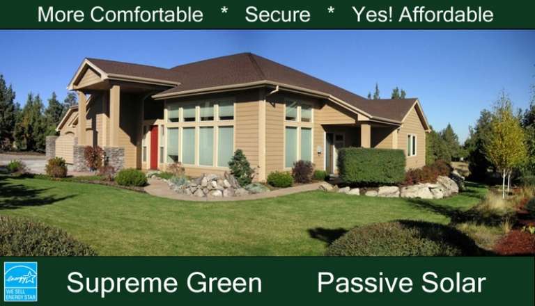 Passive Solar House Plan #192-00019 Elevation Photo