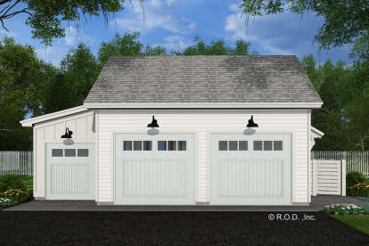 Modern Farmhouse House Plan #098-00636 Elevation Photo
