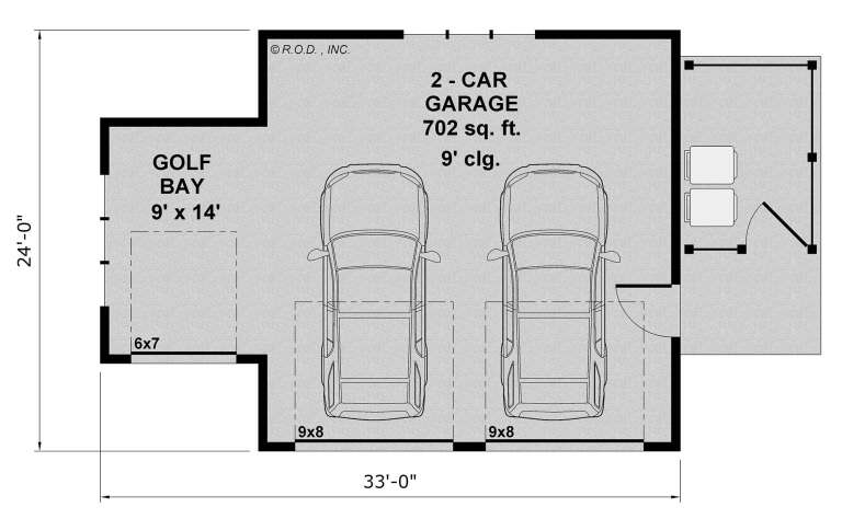 House Plan House Plan #33300 Drawing 1