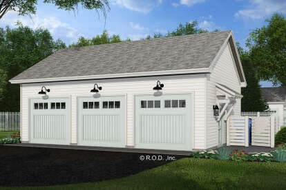 Modern Farmhouse House Plan #098-00637 Elevation Photo