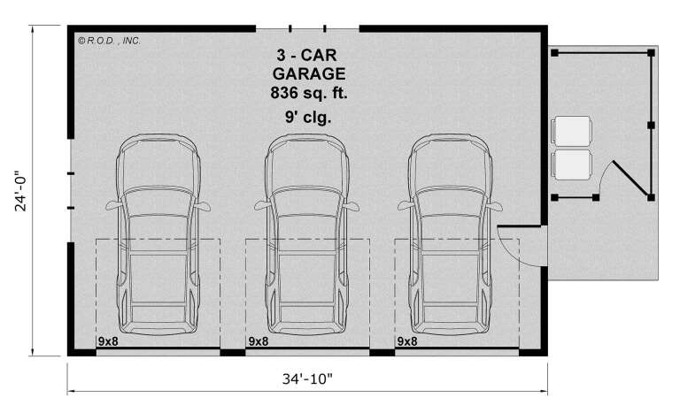 House Plan House Plan #33301 Drawing 1