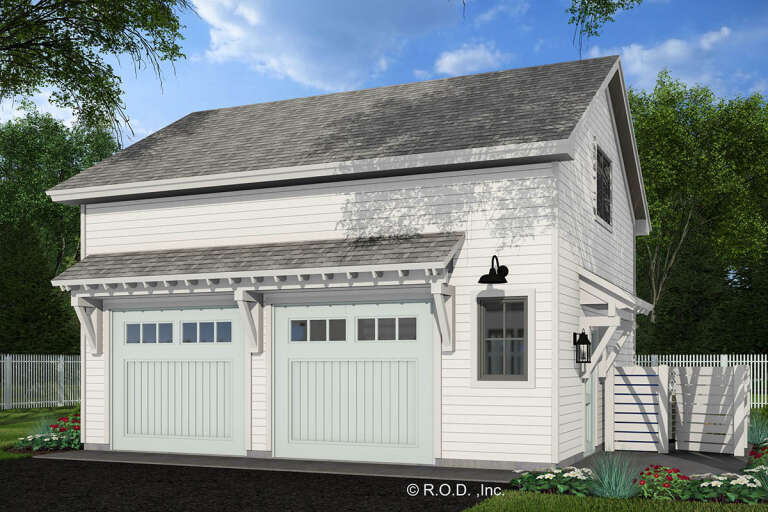 House Plan House Plan #33302 Angled Front Elevation