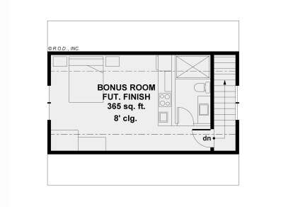 Second Floor for House Plan #098-00638