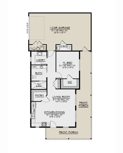 Main Floor  for House Plan #5032-00356