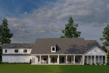 Modern Farmhouse House Plan #8318-00430 Elevation Photo