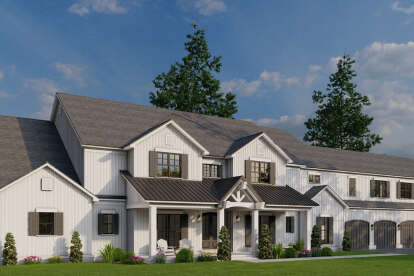 Modern Farmhouse House Plan #8318-00430 Elevation Photo