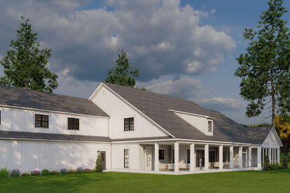 Modern Farmhouse House Plan #8318-00430 Elevation Photo