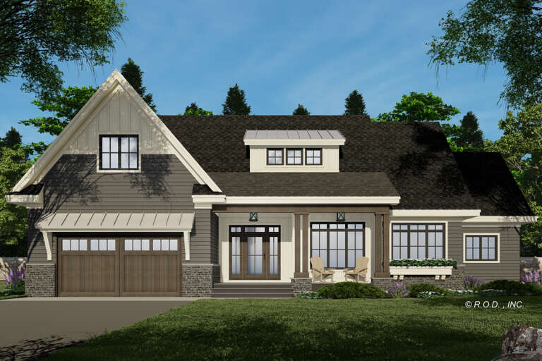 House Plan House Plan #33308 Front Elevation 