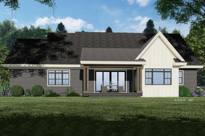 Craftsman House Plan #098-00641 Elevation Photo