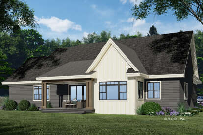 Craftsman House Plan #098-00641 Elevation Photo
