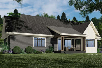 Craftsman House Plan #098-00641 Elevation Photo