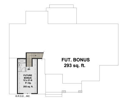 Bonus Room for House Plan #098-00641