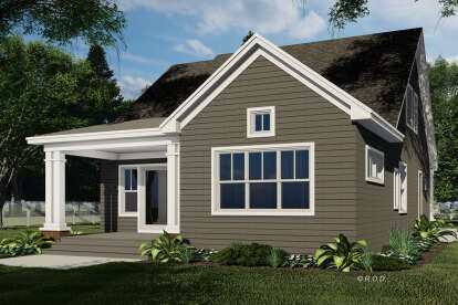 Craftsman House Plan #098-00642 Elevation Photo
