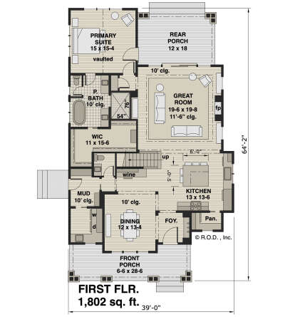 Main Floor  for House Plan #098-00642