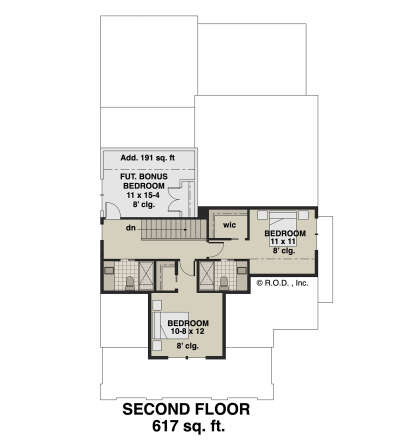 Second Floor for House Plan #098-00642