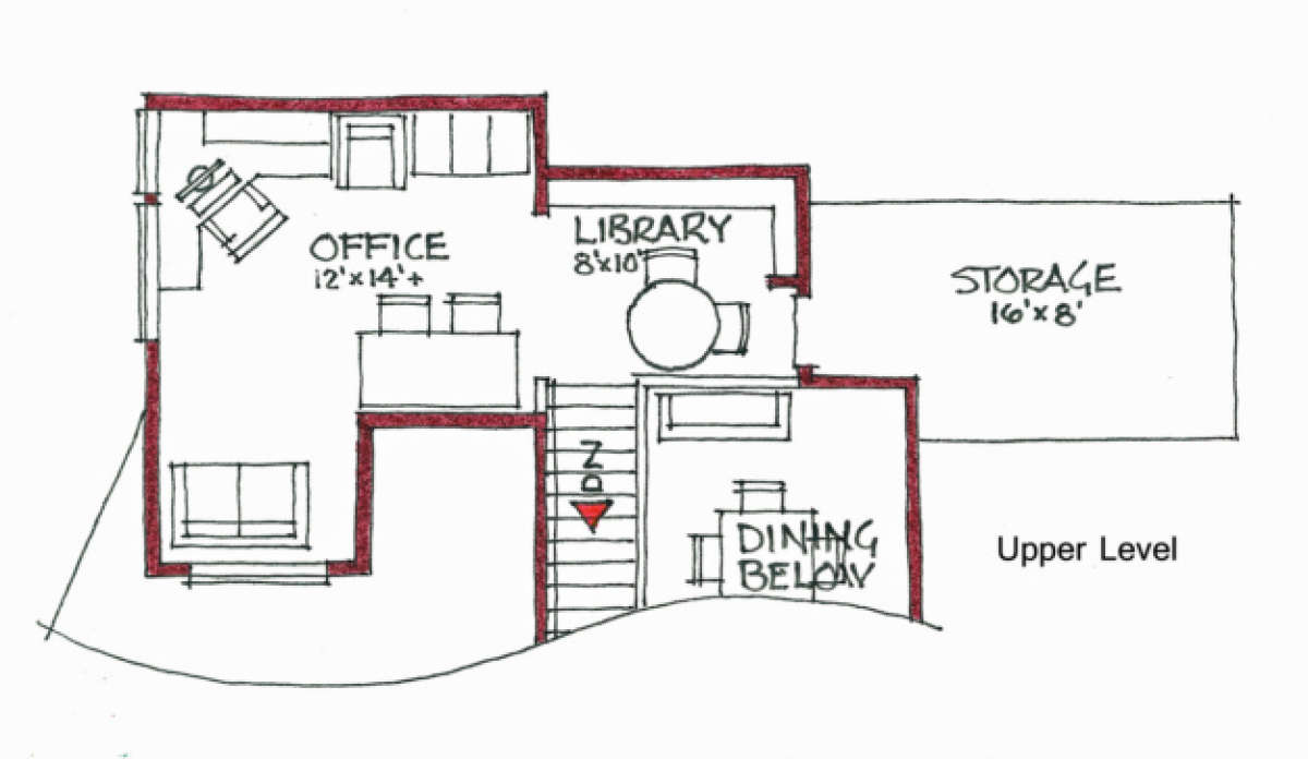 Floorplan 2 for House Plan #192-00020