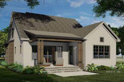 Craftsman House Plan #098-00643 Elevation Photo