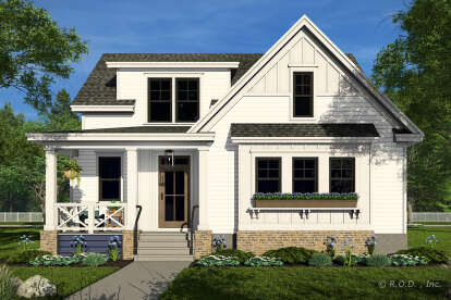 Modern Farmhouse House Plan #098-00644 Elevation Photo