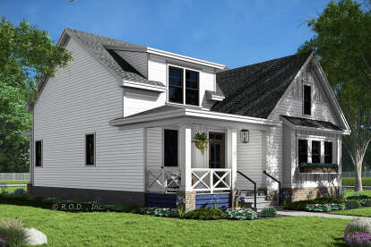 Modern Farmhouse House Plan #098-00644 Elevation Photo