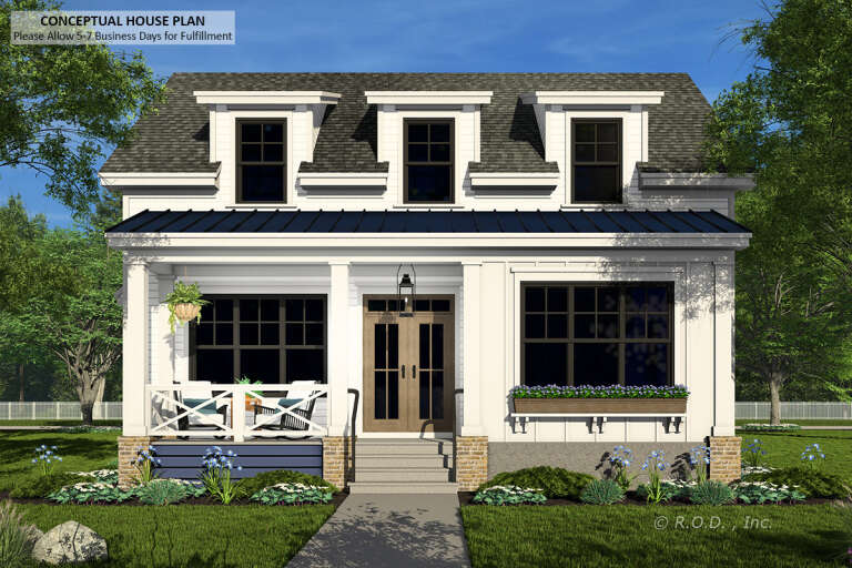 House Plan House Plan #33312 Front Elevation 