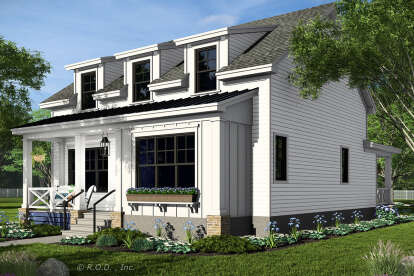Modern Farmhouse House Plan #098-00645 Elevation Photo