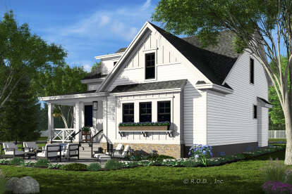 Modern Farmhouse House Plan #098-00645 Elevation Photo