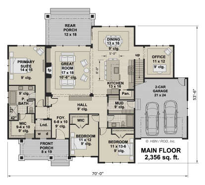Main Floor  for House Plan #098-00647