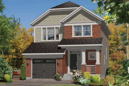 Traditional House Plan #6146-00617 Elevation Photo
