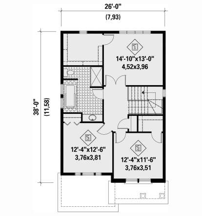 Second Floor for House Plan #6146-00617