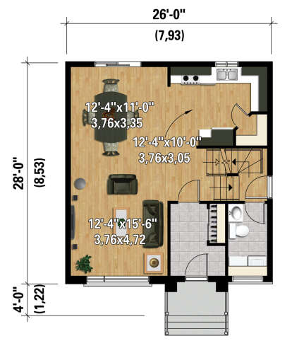 Main Floor  for House Plan #6146-00618