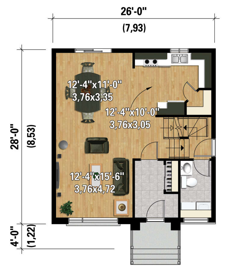 House Plan House Plan #33317 Drawing 1