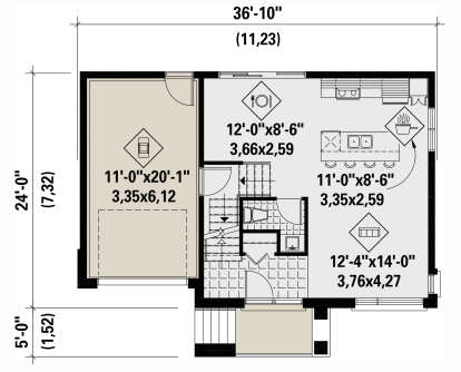 Main Floor  for House Plan #6146-00625
