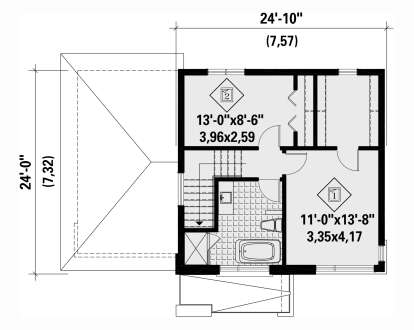Second Floor for House Plan #6146-00625