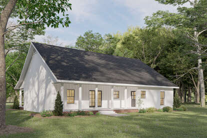 Modern Farmhouse House Plan #1776-00159 Elevation Photo
