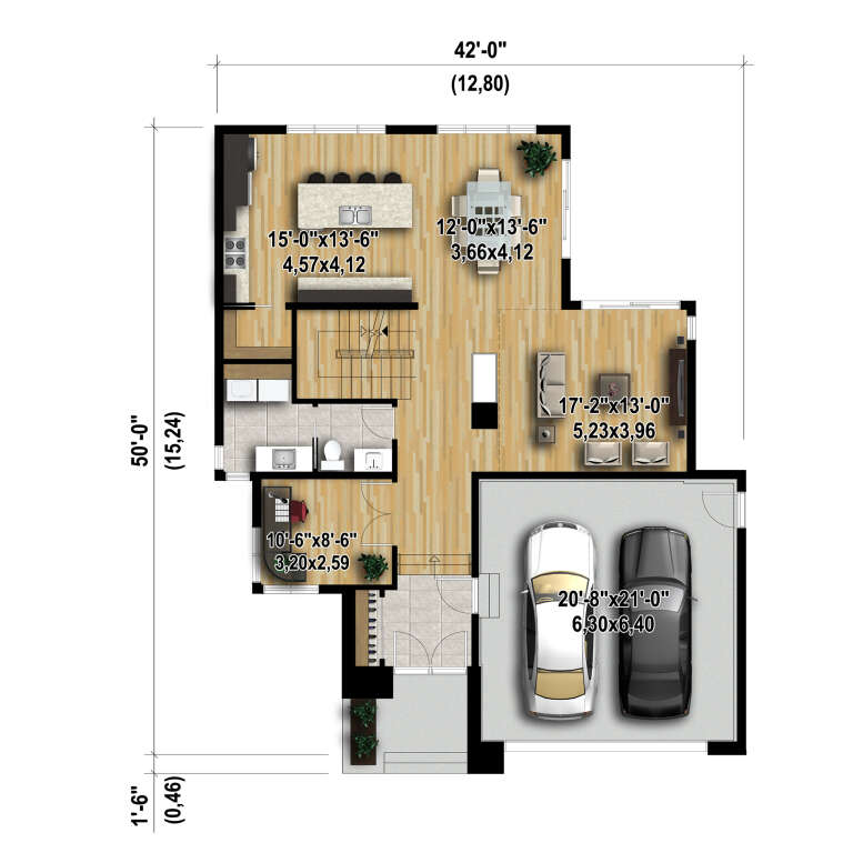 House Plan House Plan #33326 Drawing 1
