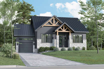 Craftsman House Plan #6146-00627 Elevation Photo