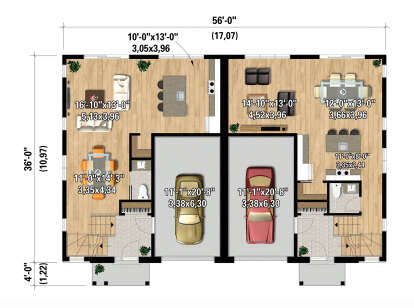 Main Floor  for House Plan #6146-00629