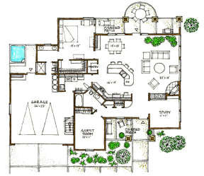 Floorplan 1 for House Plan #192-00021