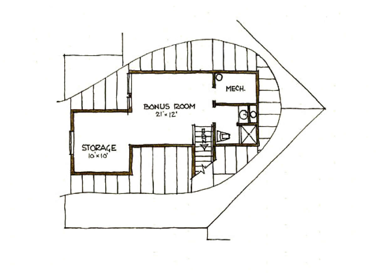 Floorplan 2 for House Plan #192-00021