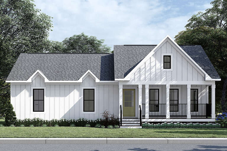 House Plan House Plan #33330 Front Elevation 