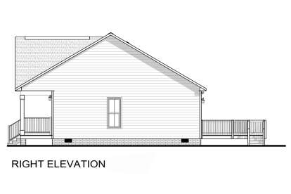 Modern Farmhouse House Plan #6261-00076 Elevation Photo
