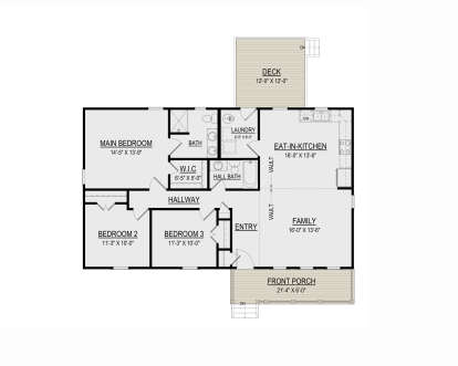 Main Floor  for House Plan #6261-00076