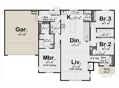 Main Floor  for House Plan #963-01151
